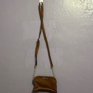 Brown Crossbody Bag with Chain Strap